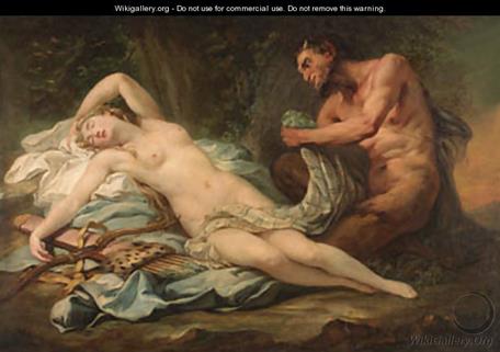 Jupiter and Antiope - (after) Jean-Baptiste Pierre